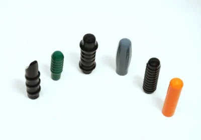 Finished dip moulded components